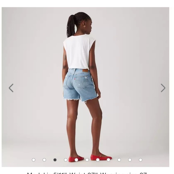 Levi’s 501 Mid Thigh shorts - Picture 2 of 10